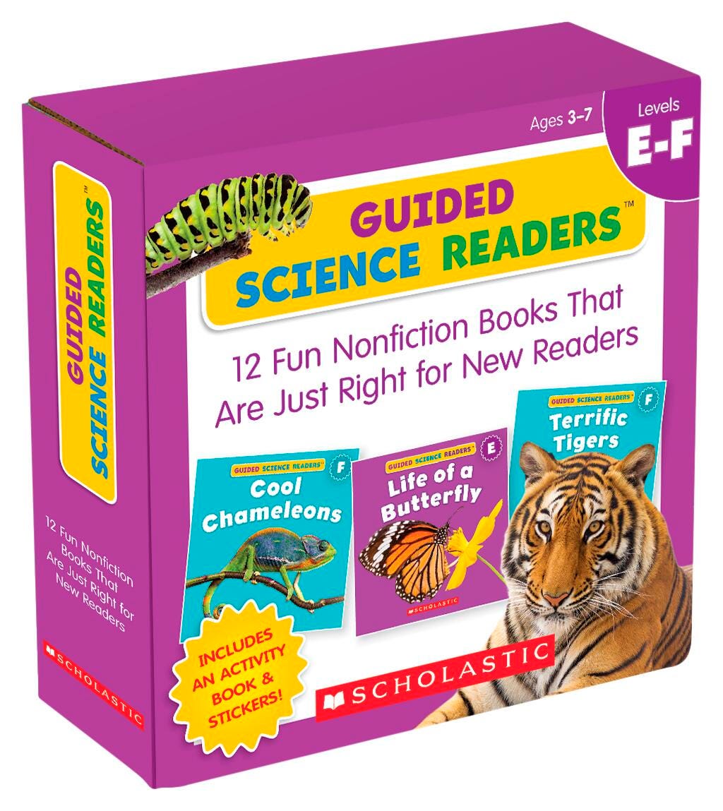 BOOK - GUIDED SCIENCE READERS S/16 LVL E-F