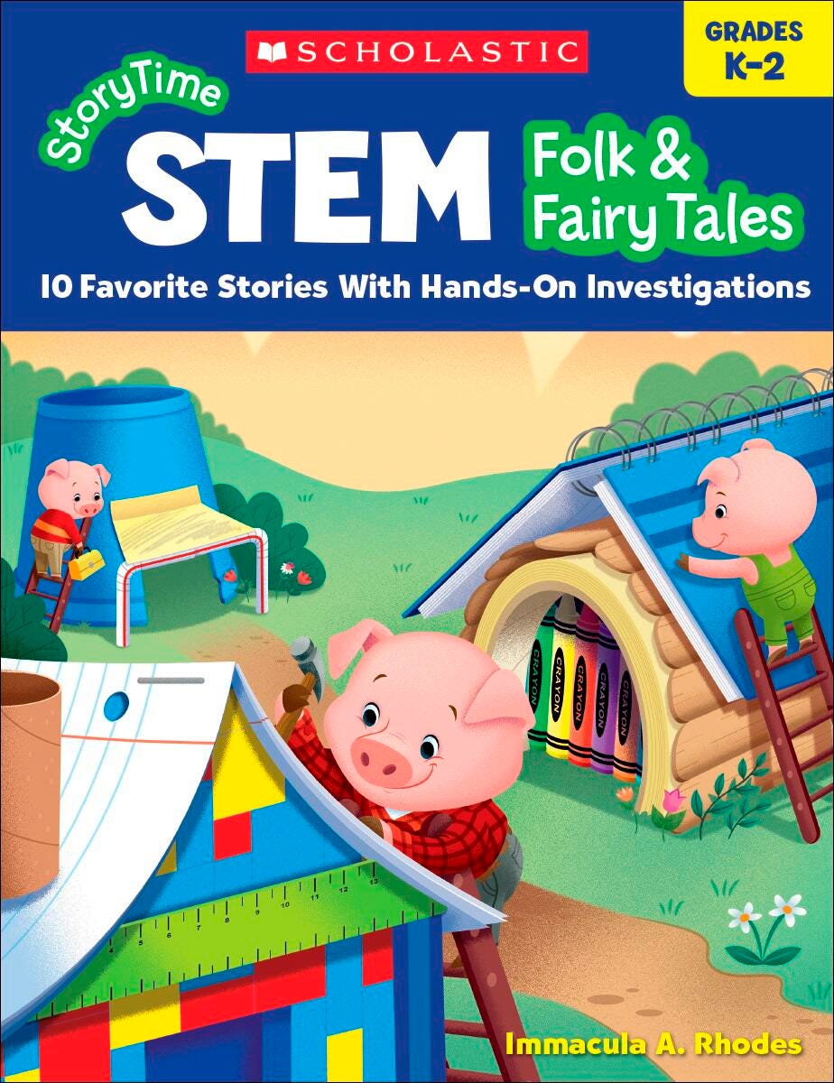 BOOK - STEM FOLK AND FAIRY TALES GR K-2