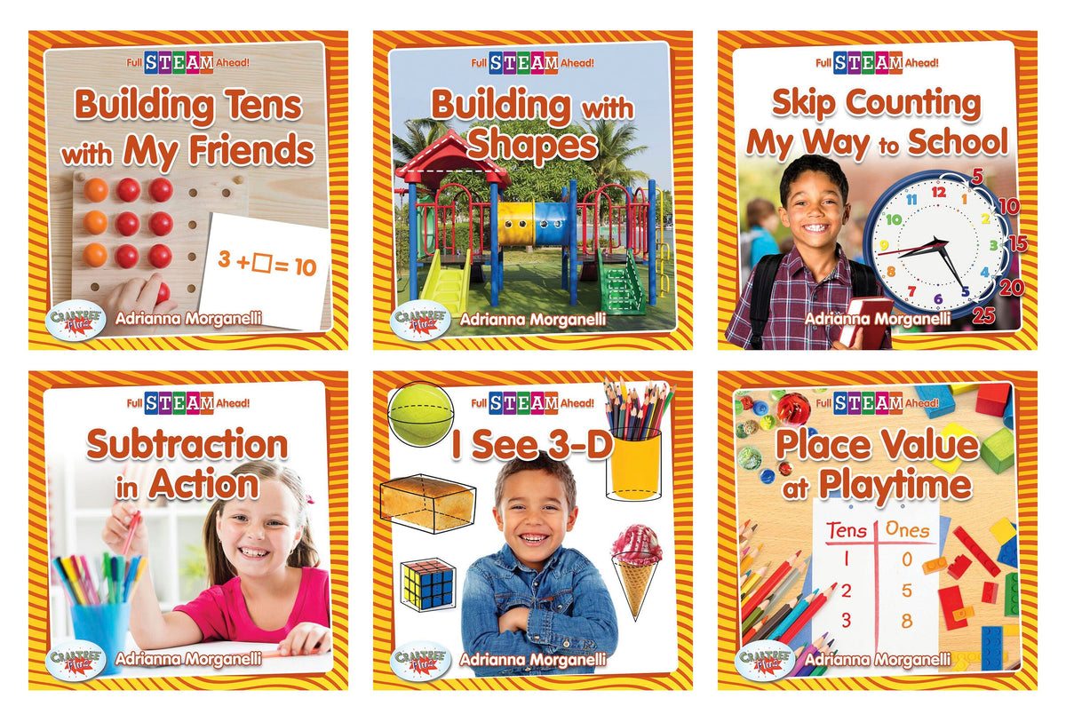 BOOK - STEAM AHEAD - MATH MATTERS S/6 GR PK-2
