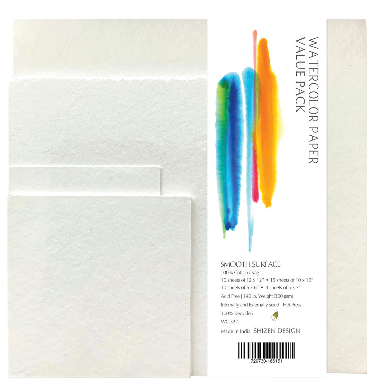 PAPER WATERCOLOR SHIZEN VALUE PK 39 SHTS
