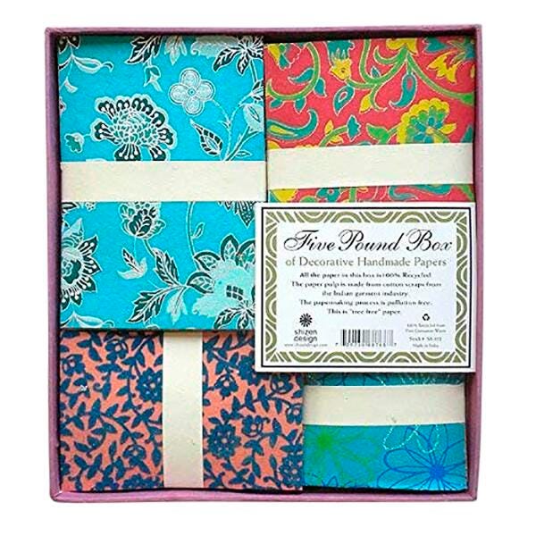 PAPER HANDMADE DECORATIVE ASST SHIZEN 5 LB BOX