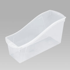 BOOK BINS INTERLOCKING LARGE TRANSLUCENT EACH