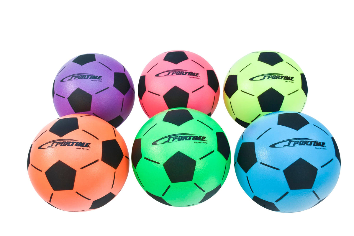 NEON TECHNO-COAT SOCCER 8 INCHES MEDIUM - SET OF 6