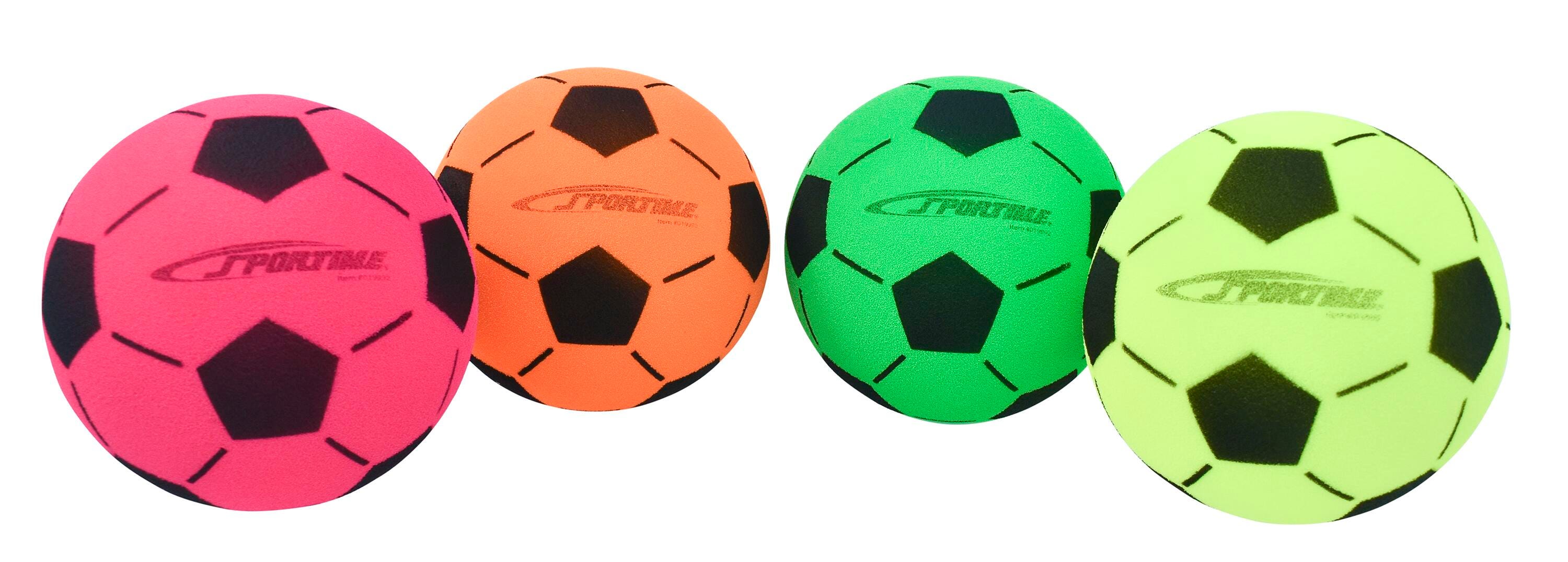 FLUORESCENT FOAM SOCCER - MEDIUM - SET OF 4