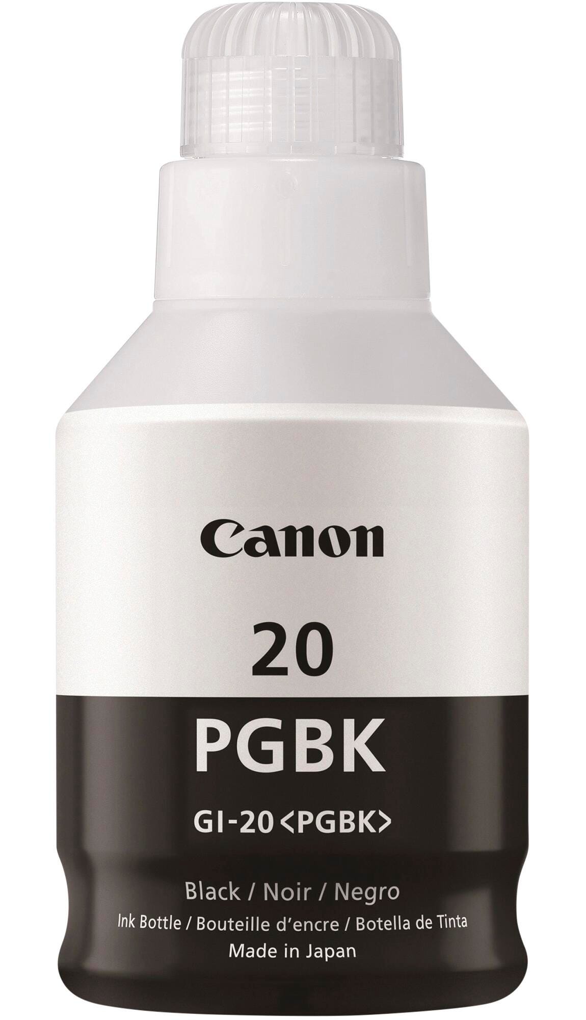INK BOTTLE CANON MEGATANK GI-20 BLACK CNMGI20BLACK