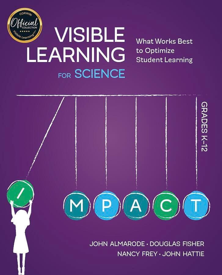 BOOK - VISIBLE LEARNING FOR SCIENCE GR K-12