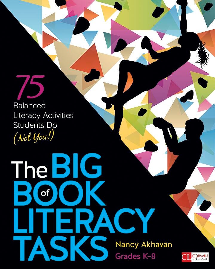 BOOK - BIG BOOK OF LITERACY TASKS GR K-8