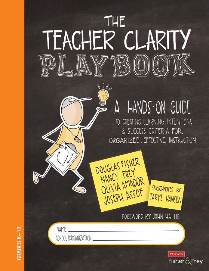BOOK - THE TEACHER CLARITY PLAYBOOK