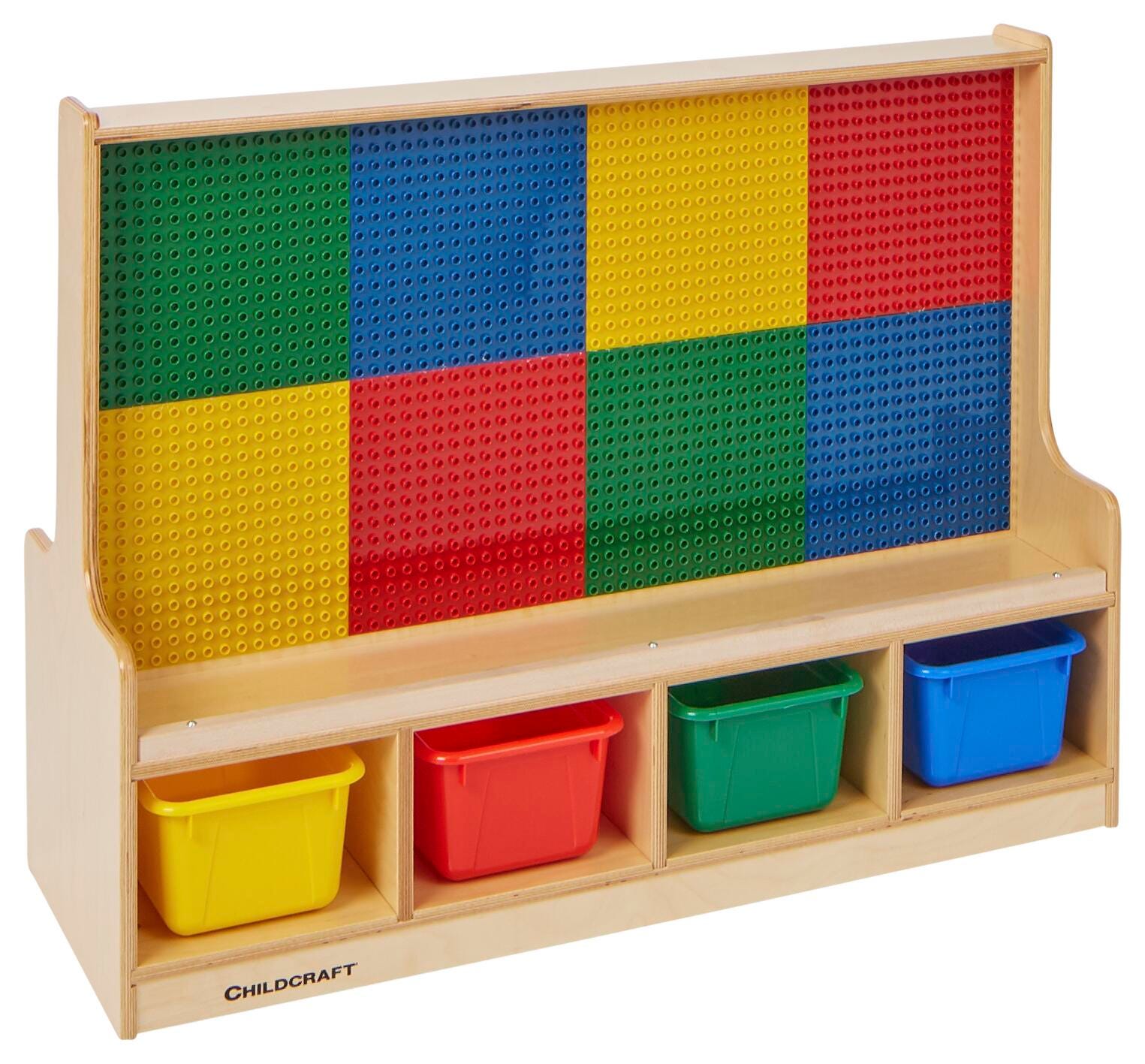 KIT ROOM DIVIDER MAGNETIC PANEL AND PRESCHOOL BUILDING GRIDS WITH 4 ASSORTED TRAYS