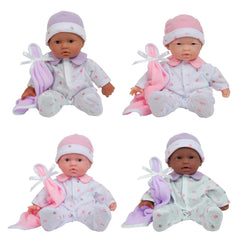 LA BABY 11 INCH SOFT BODY DOLL SET