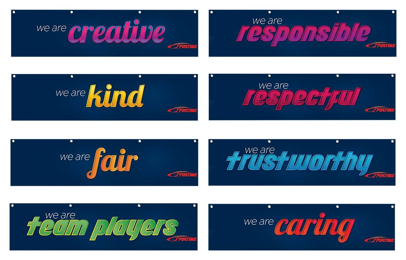 CHARACTER ED SET OF 8-BLUE