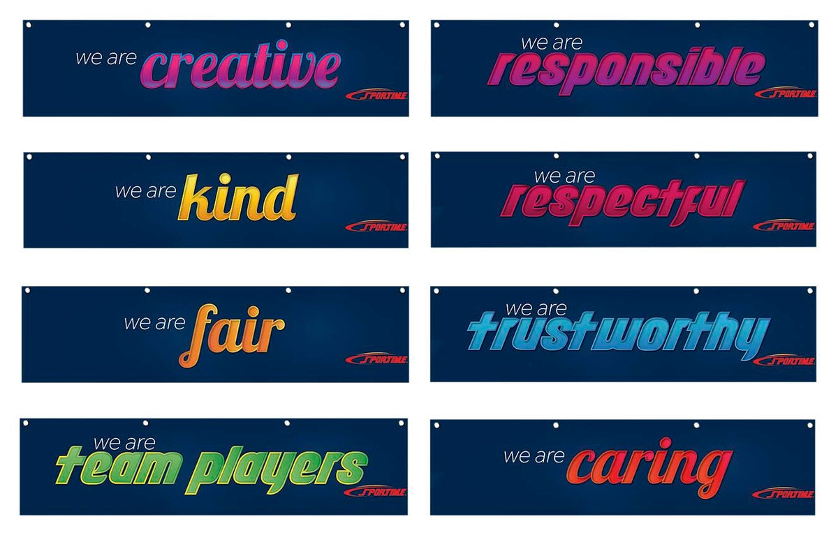 CHARACTER ED SET OF 8-BLUE