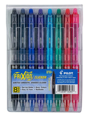PEN FRIXION CLICKER RT 0.7MM ASSORTMENT SET OF 8
