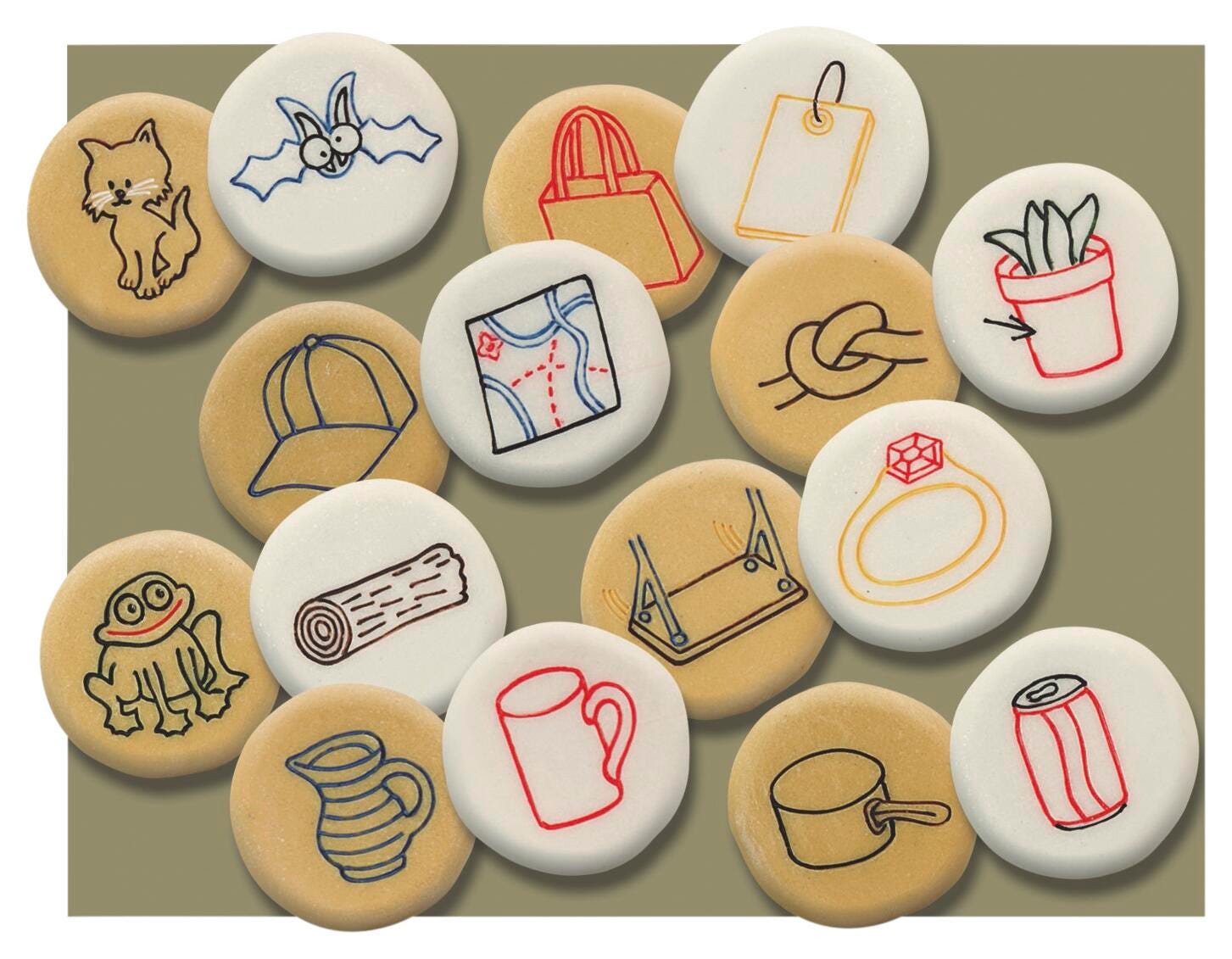 ALPHABET - RHYMING PEBBLES S/16