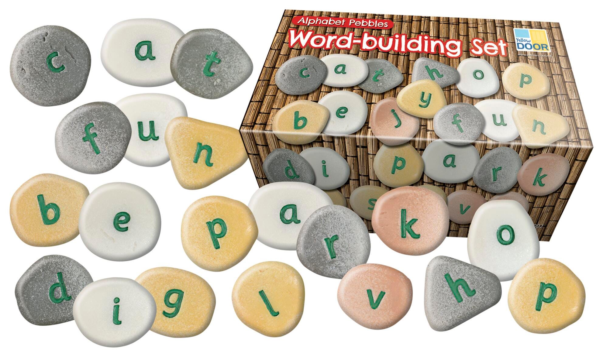 ALPHABET - WORD BUILDING PEBBLES S/50