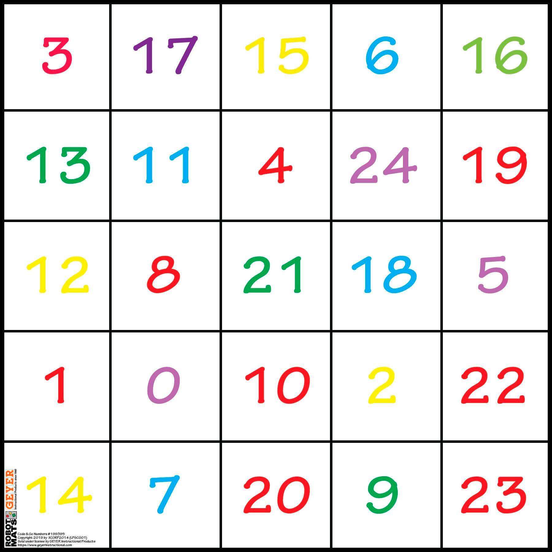 MAT CODE AND GO NUMBERS