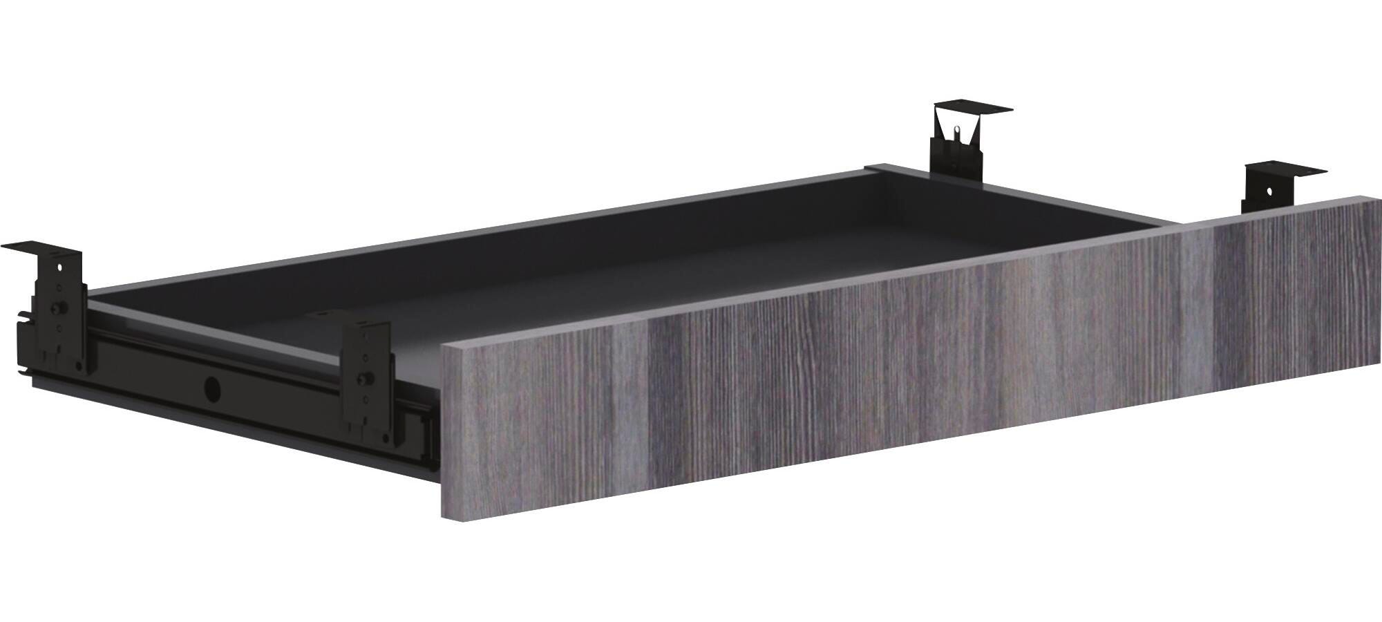ACCESSORY - CLASSROOM SELECT - UNIVERSAL CENTER DRAWER - 16-7/10 W X 28-2/5 D X 5-1/10 IN - WEATHERED CHARCOAL COLOR
