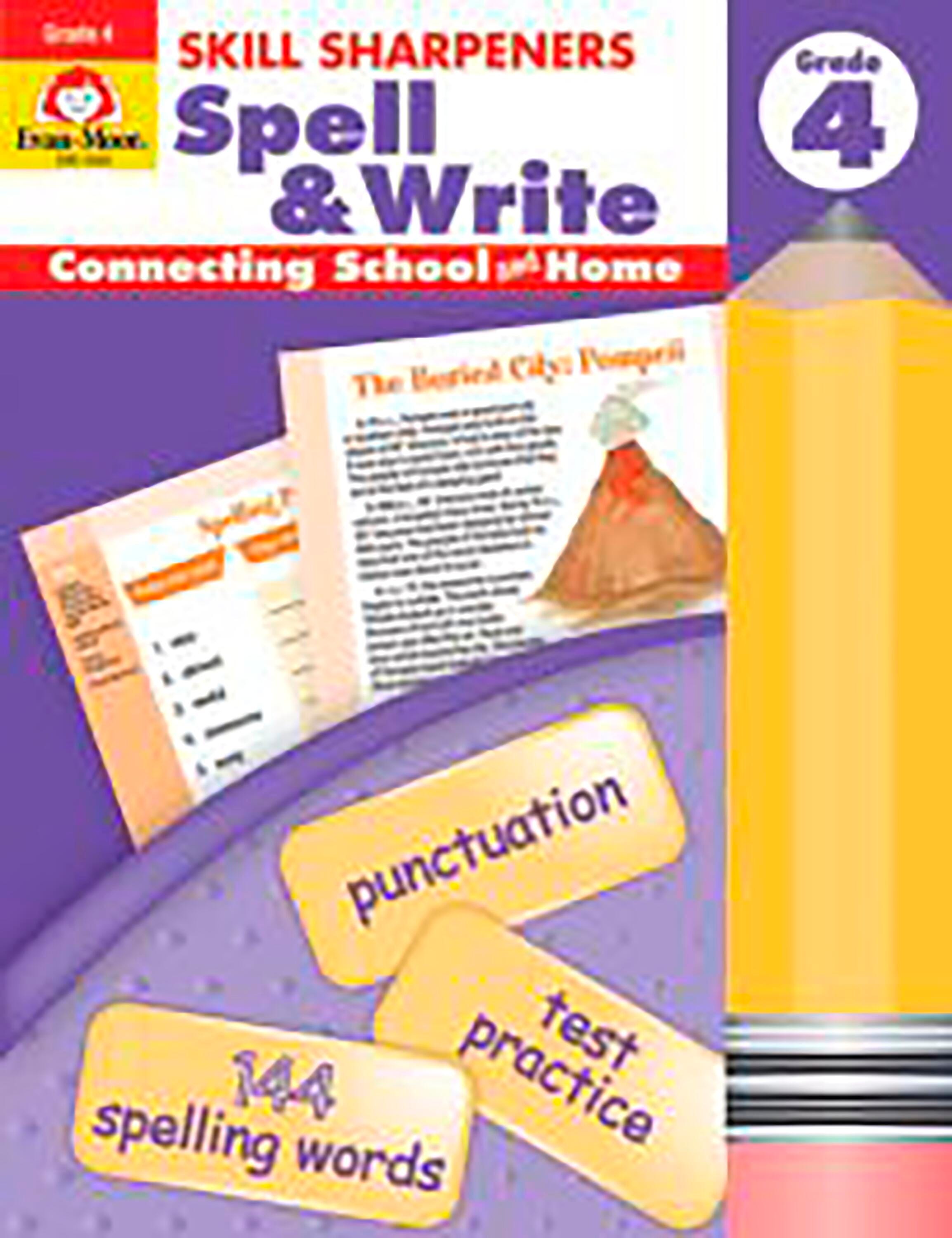 WORKBOOK - SKILL SHARPENERS SPELL/WRITE GR 4