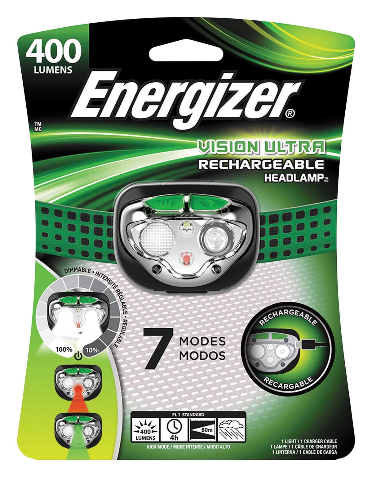 HEADLIGHT RECHARGEABLE EVEENHDFRLP