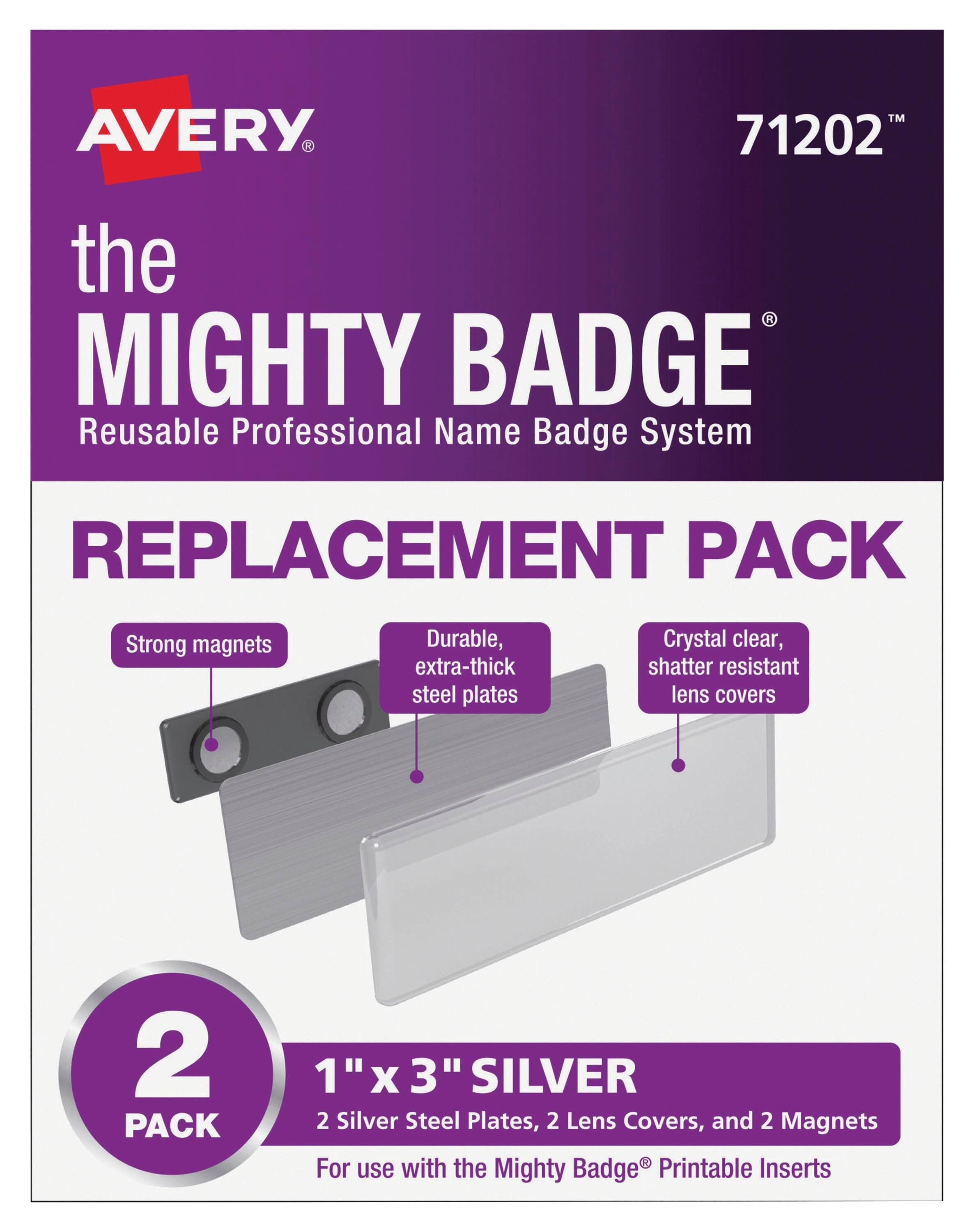BADGE REPLCMNT SLV 2PK AVE71202