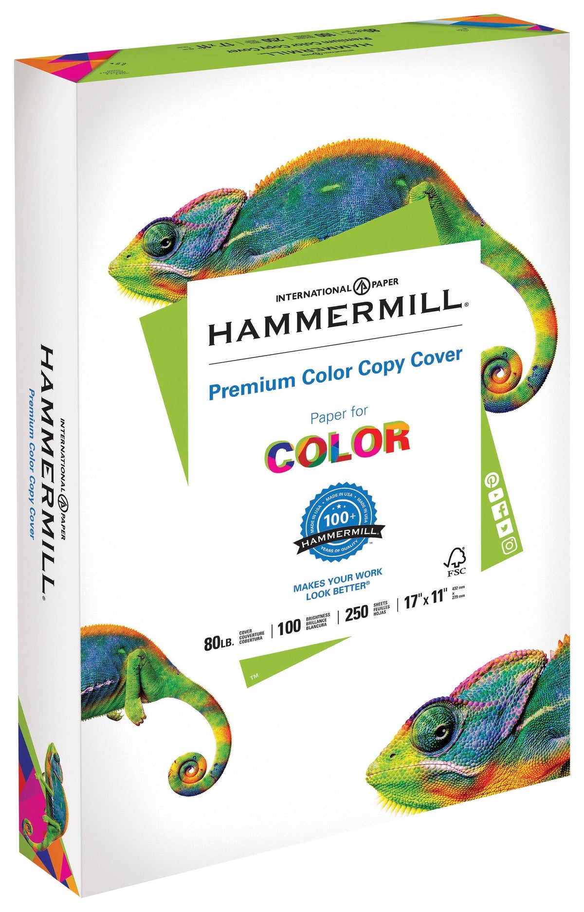 PAPER COPY COVER 11X17 IN WHITE HAM120037 250 SHTS