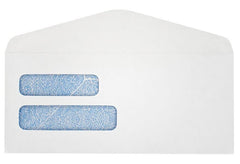 ENVELOPE WHITE NO 10 DBL WINDOW 24LB BOX OF 500