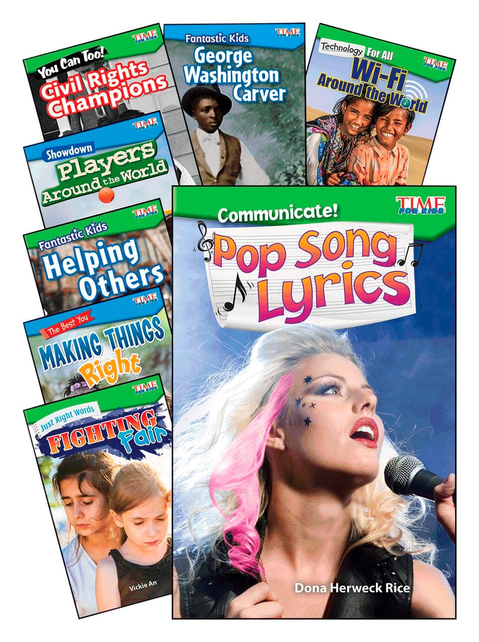 BOOKS - TIME FOR KIDS INFO TEXT - SET B SET OF 8 GR 2-3