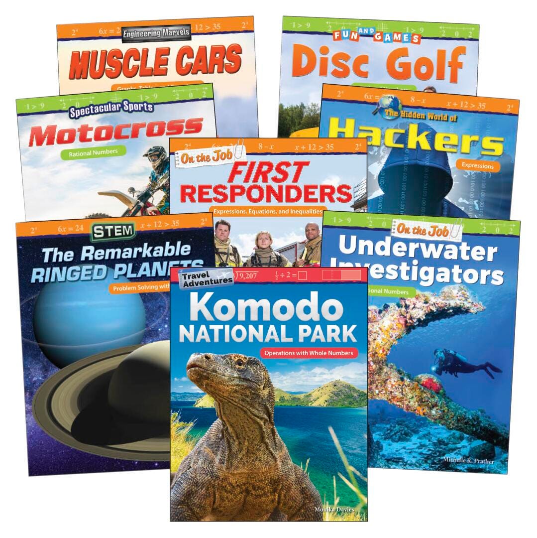 BOOK - OPS/ALGEBRAIC REASONING GR 6 SET OF 8