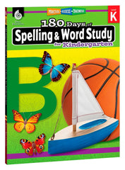 WORKBOOK 180 DAYS SPELLING/WORD STUDY GR K