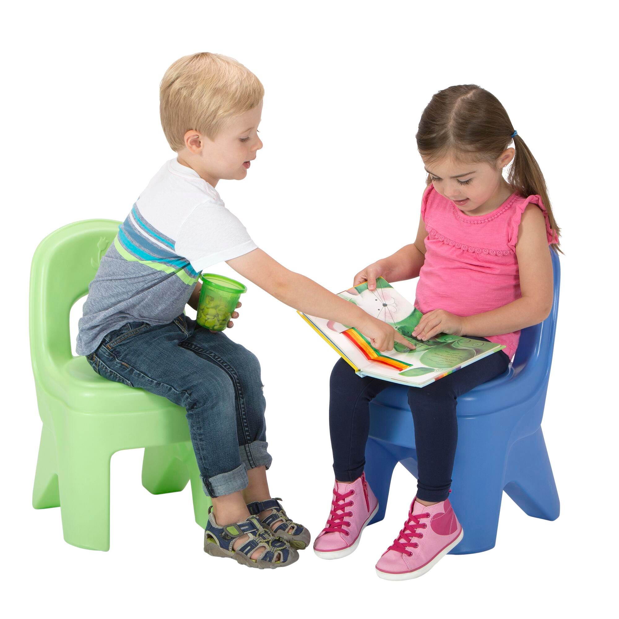 SIMPLAY3 PLAY AROUND CHAIRS - PERIWINKLE AND LIME GREEN 2 PACK