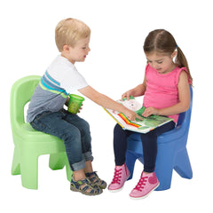 SIMPLAY3 PLAY AROUND CHAIRS - PERIWINKLE AND LIME GREEN 2 PACK