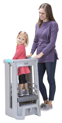 SIMPLAY3 TODDLER TOWER ADJUSTABLE STOOL - GRAY