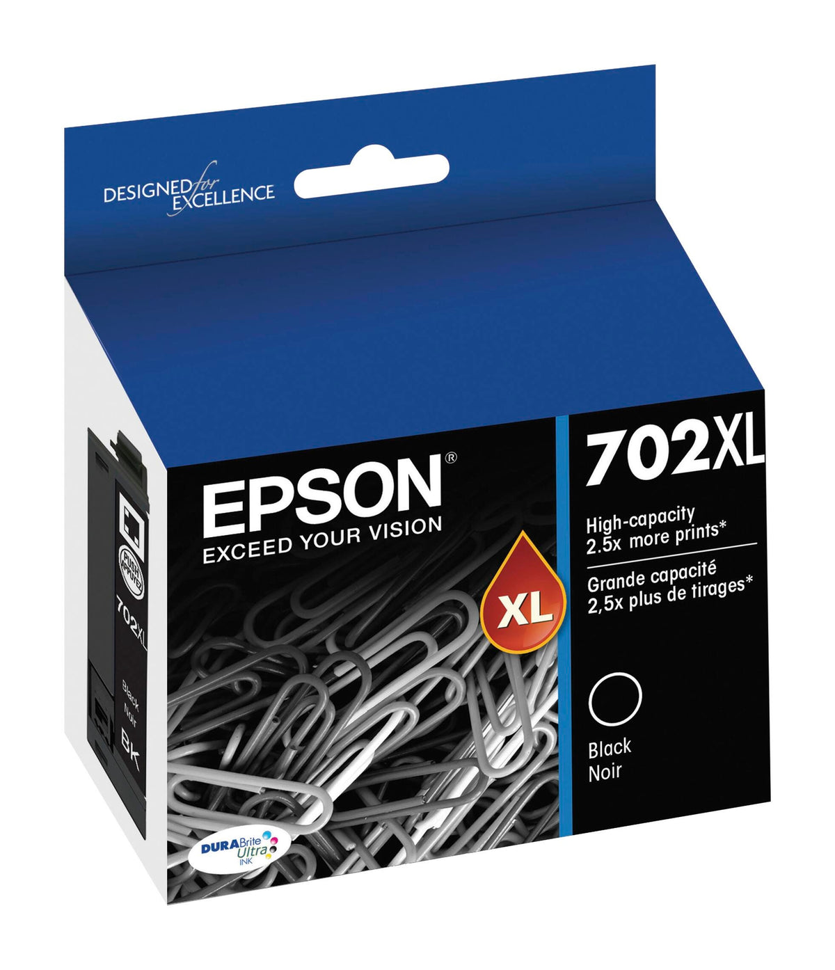 INK TONER CARTRIDGE EPSON DURABRITE EPST702XL120S BLACK