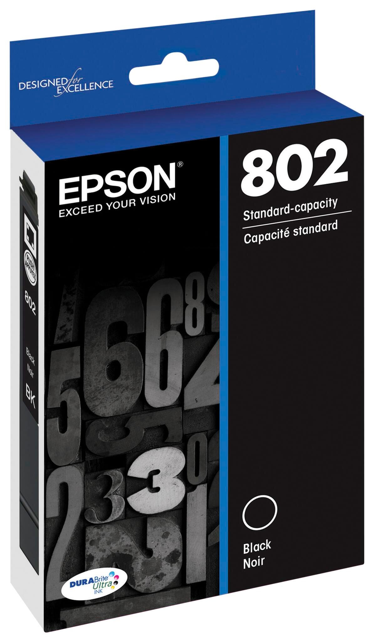 INK TONER CARTRIDGE EPSON DURABRITE EPST802120S BLACK