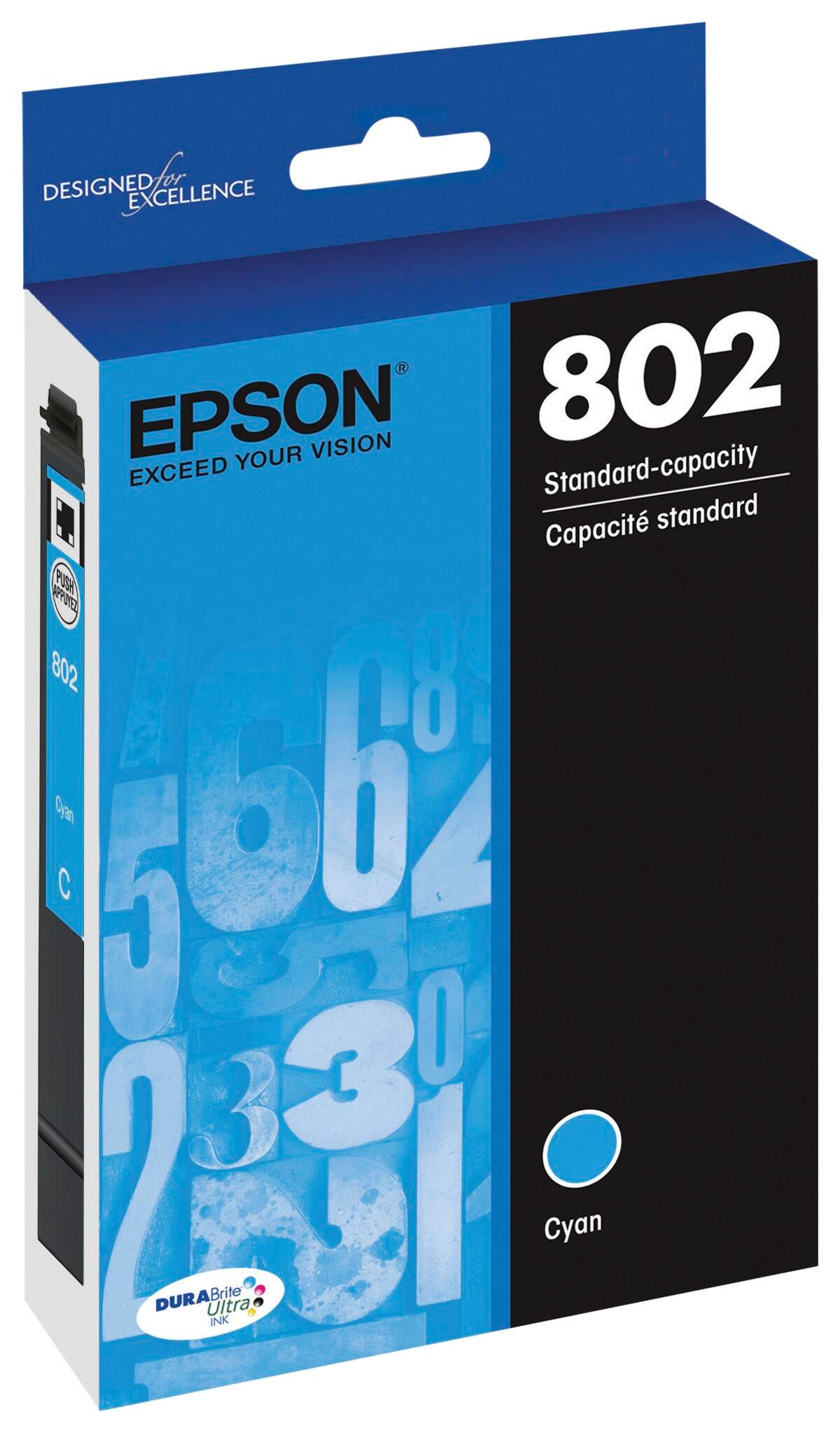 INK TONER CARTRIDGE EPSON DURABRITE EPST802220S CYAN