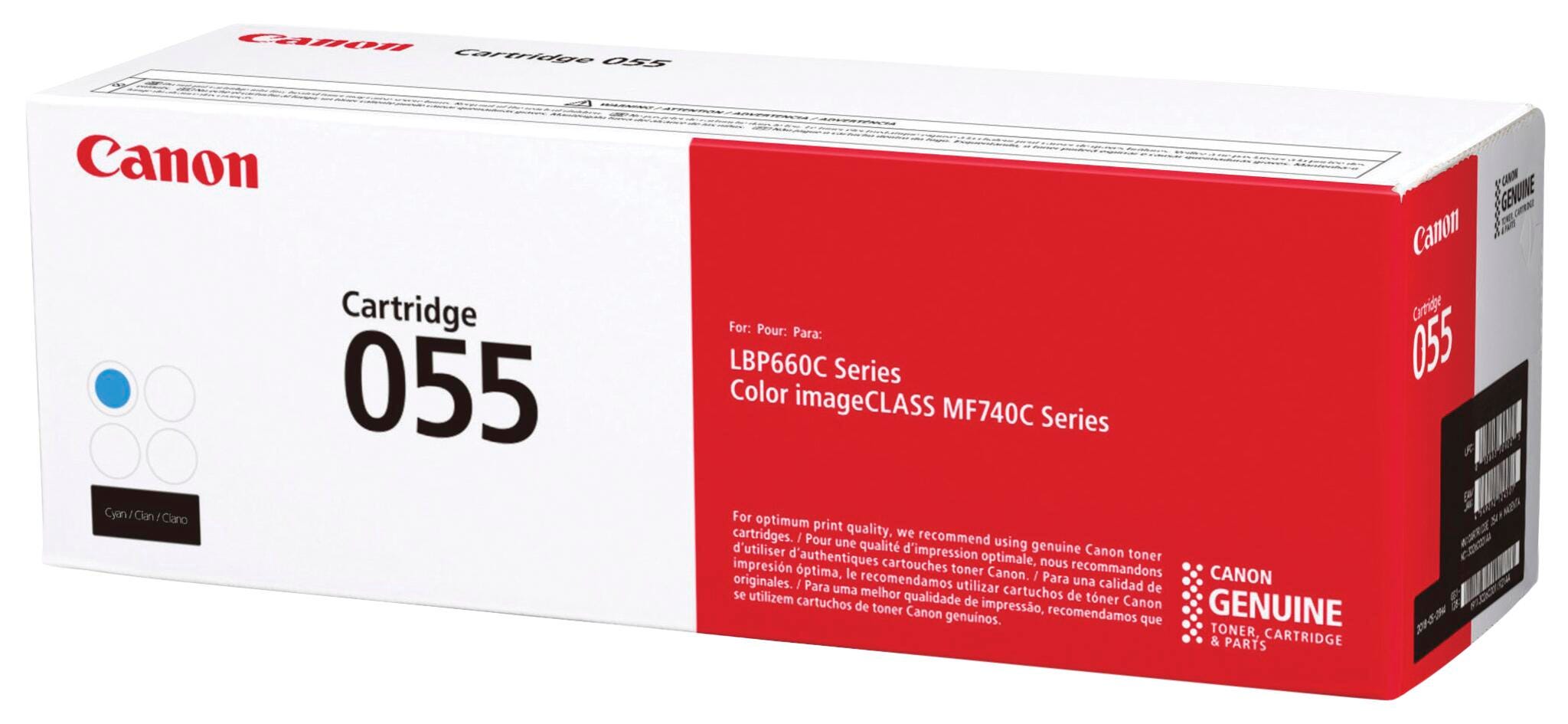 CARTRIDGE INK TONER CANON CNMCRTDG055C CYAN