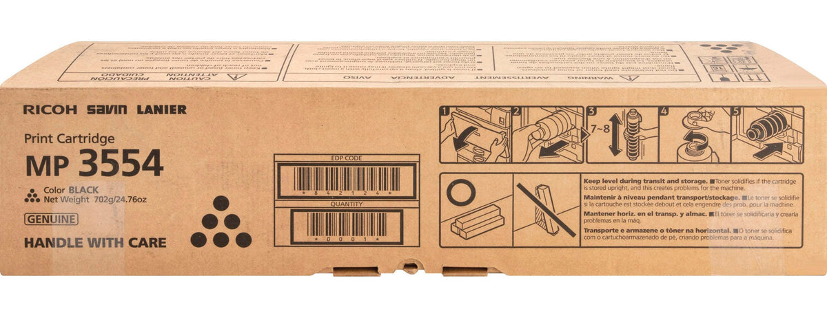 CARTRIDGE INK TONER RICOH RIC842124 BLACK
