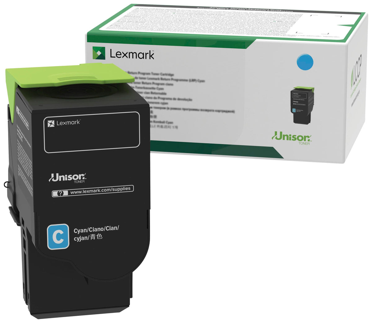 CARTRIDGE INK TONER LEXMARK LEX78C1UC0 CYAN