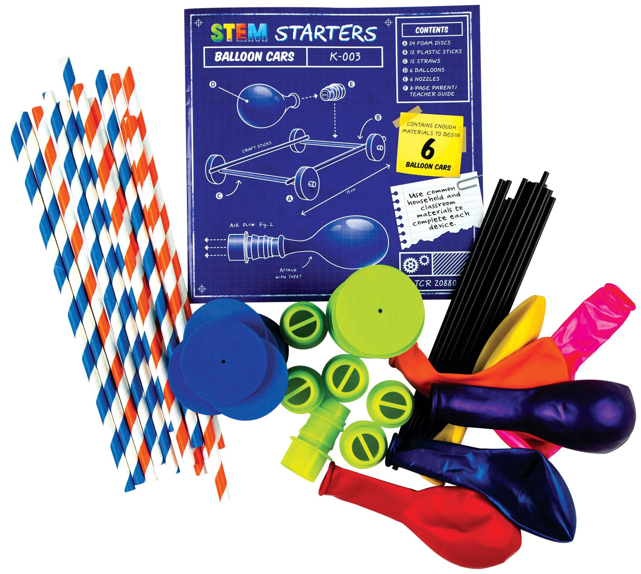 KIT STEM STARTERS BALLOON CARS