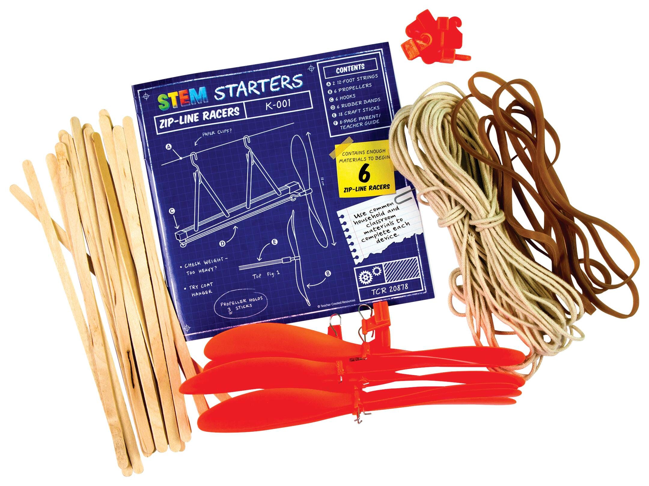 KIT STEM STARTERS ZIP-LINE RACERS