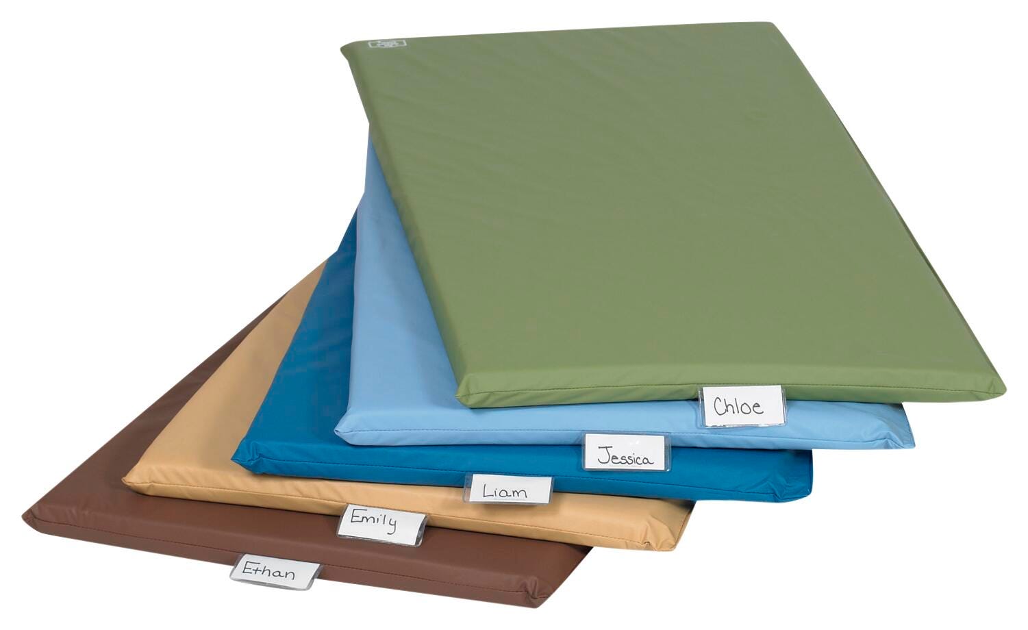CHILDCRAFT RAINBOW REST MATS - PACK OF 5 - ASSORTED EARTHTONE