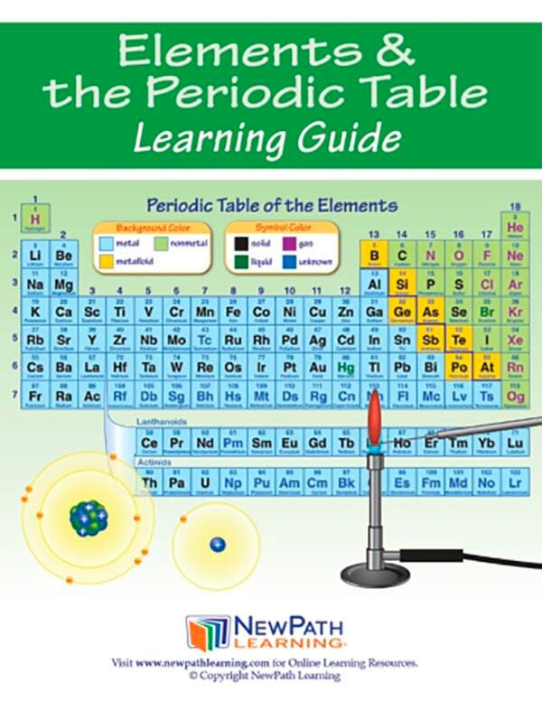 GUIDE LEARNING STUDENT ELEMENTS PERIODIC TABLE