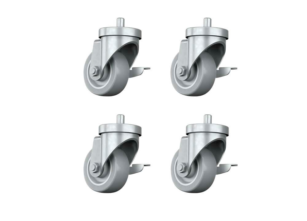 PART - DIVERSIFIED SPACES - FAB-LAB WORKBENCH CASTERS - 3 INCH SWIVEL W/BRAKE - SET OF 4