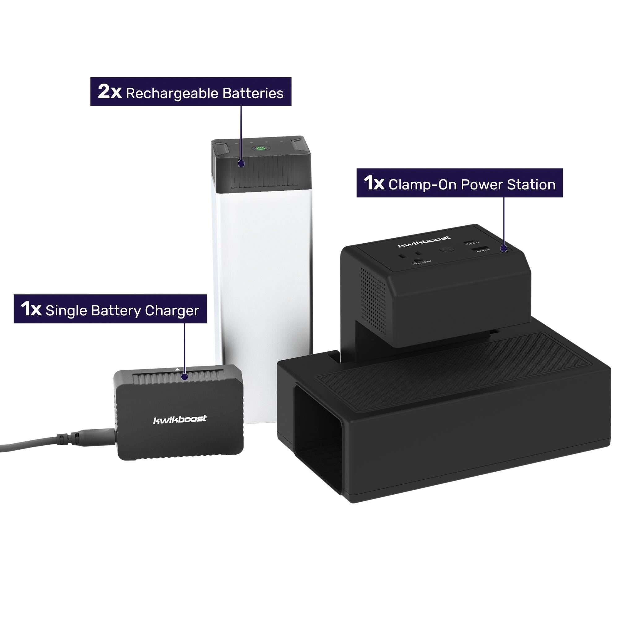 KWIKBOOST PERSONAL USE CHARGING BUNDLE KBEP-2B1C1