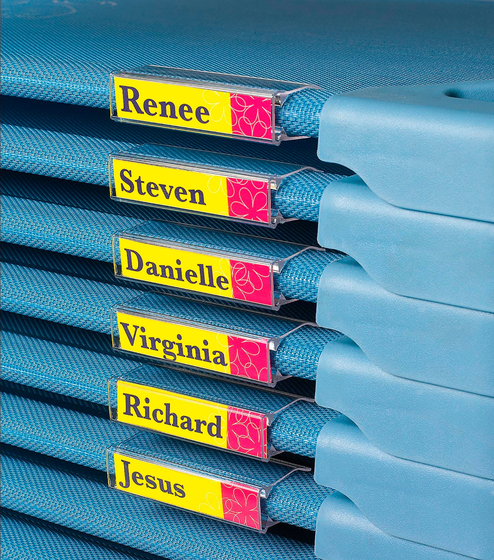 COT NAME CLIPS - FITS STANDARD AND TODDLER COT