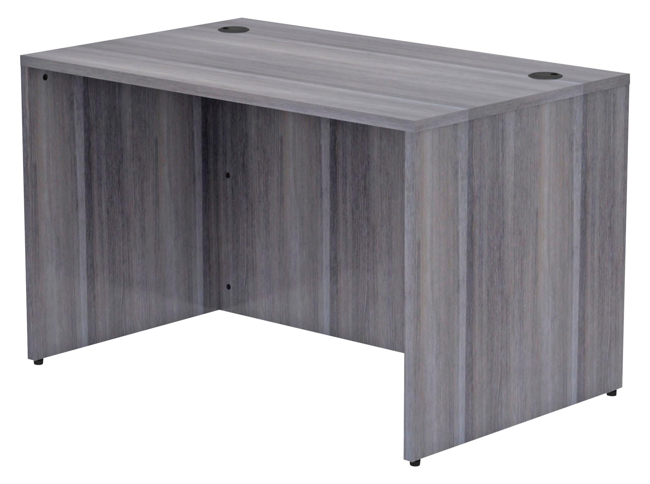 CLASSROOM SELECT - RECTANGULAR DESK SHELL WEATHERED CHARCOAL