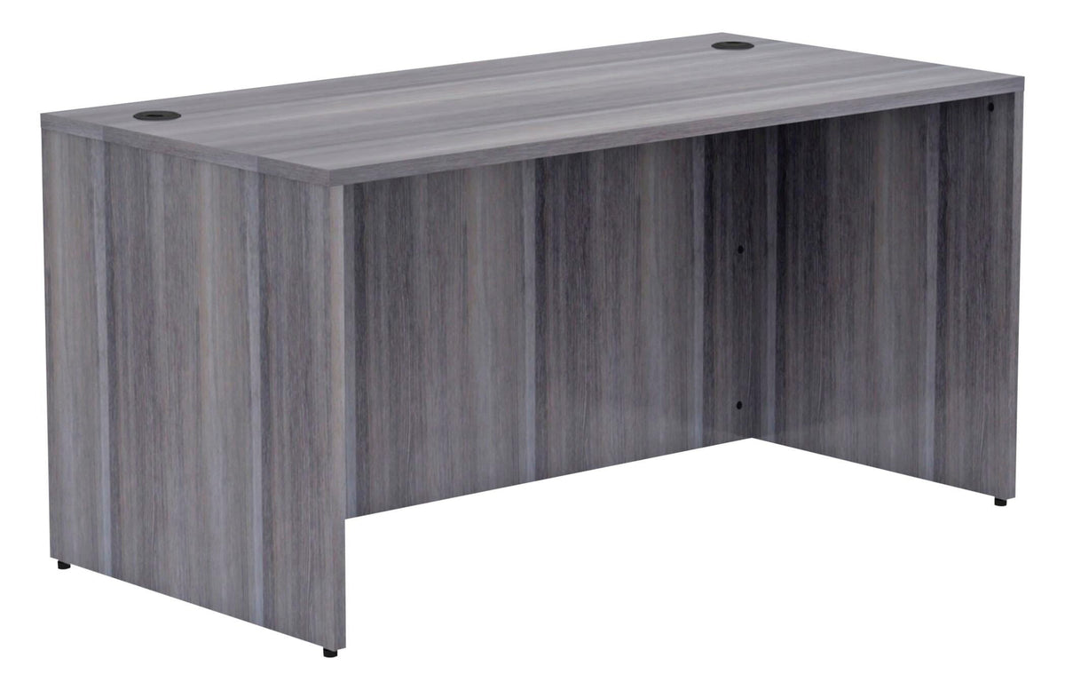 CLASSROOM SELECT - DESK SHELL RECTANGULAR - WEATHERED CHARCOAL - 59 W X 29-1/2 D X 29-1/2 H IN