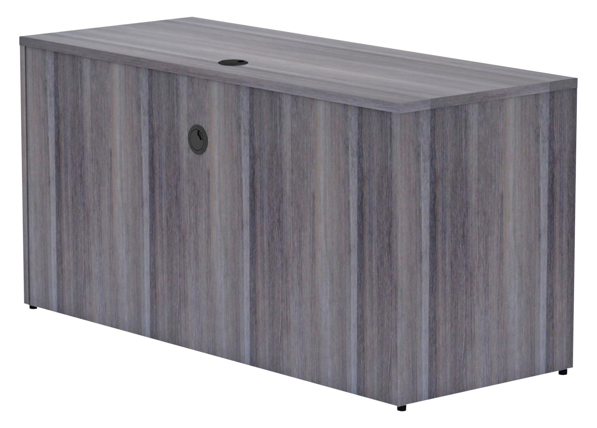 CLASSROOM SELECT - RECTANGULAR CREDENZA SHELL - WEATHERED CHARCOAL
