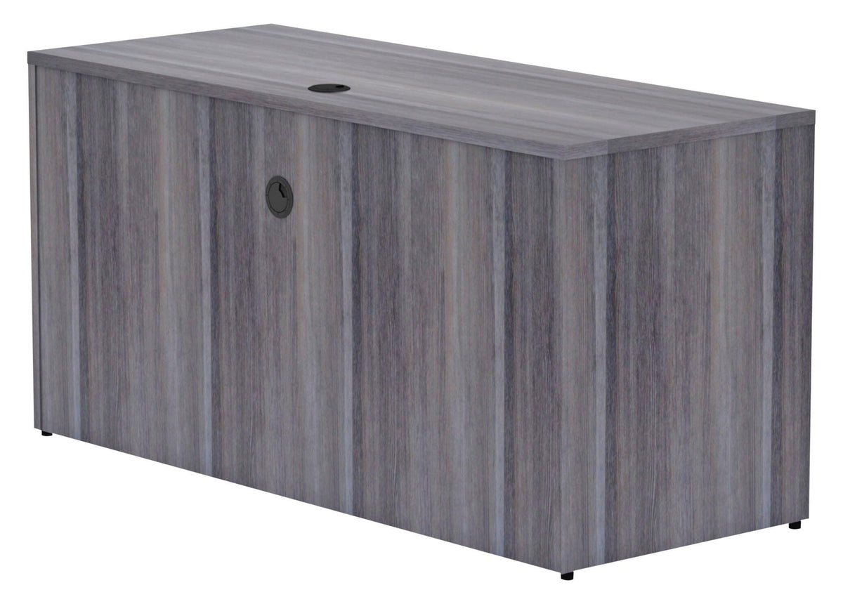 CLASSROOM SELECT - RECTANGULAR CREDENZA SHELL - WEATHERED CHARCOAL