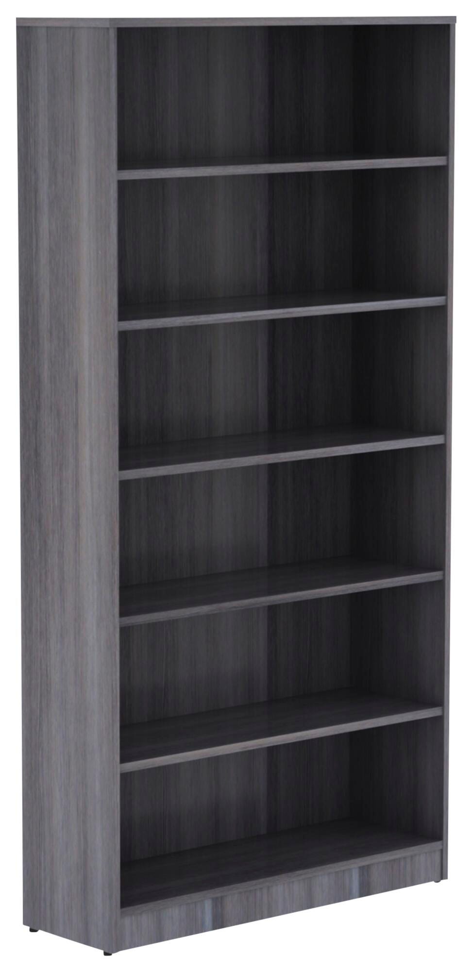 CLASSROOM SELECT - BOOKCASE - 6 SHELF - WEATHERED CHARCOAL
